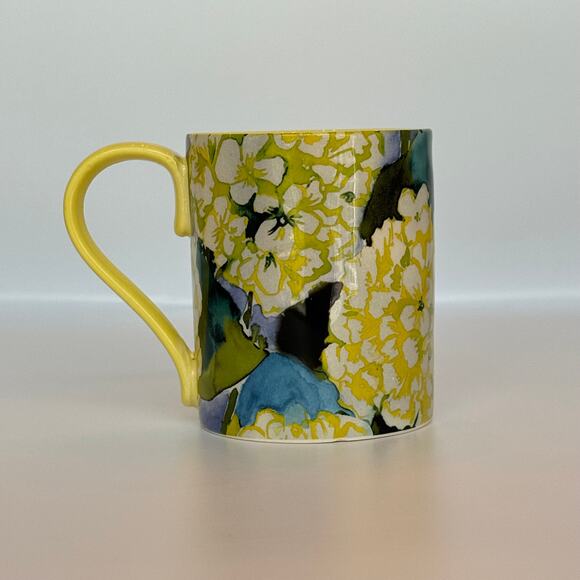 New in Box Anthropologie Hydrangea Livia Mug - Picture 1 of 8
